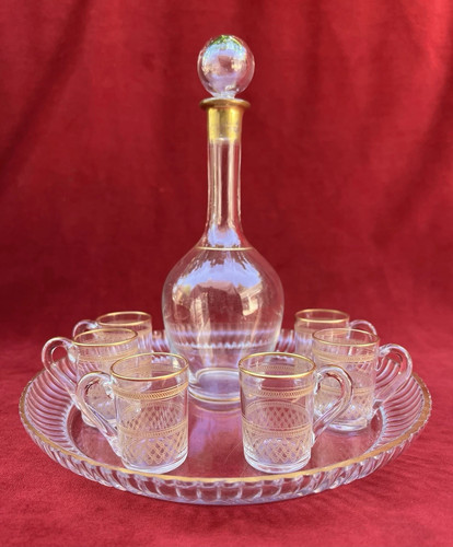Baccarat gold set shot cordial - gold,