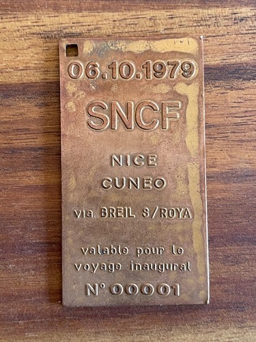 Billet sncf métal voyage - billet,