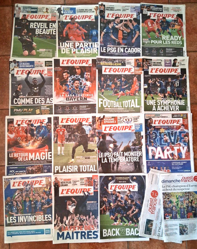 Lot journaux equipe - lot, 15