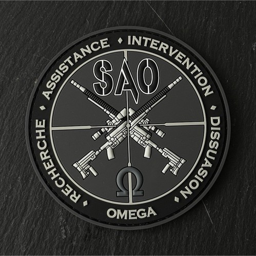 écusson patch sao - patch, omega