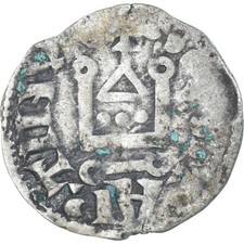 [#341953] Pièce de monnaie, France, Touraine, Denier Tournois, env. 1150-1200, Saint-Martin d