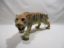 JEU JOUET FIGURINE ANIMALIERE TIGRE ZOO MARQUE T.M 1994