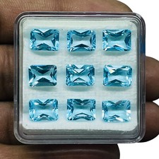 VVS 9 Pièces Naturel Topaze