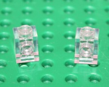 2 x Lego Clear Brick with Headlight ref 4070 Set 7345 5767 75828 10211 10233 ...