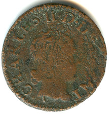 Louis XIIII denier tournois 1653 A n°1456