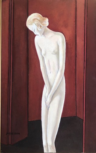Huile sur toile - nu,,