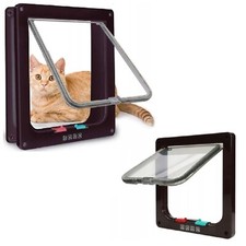 Chatière Patte de Chien Avec Aimant 20x19 CM Porte pour Chat Haustierklappe