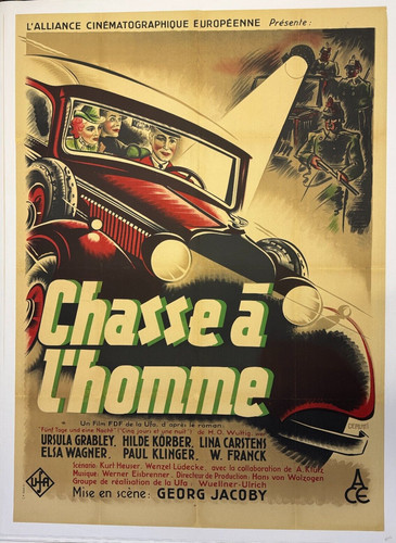 Affiche litho chasse - affiche,