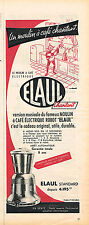 PUBLICITE ADVERTISING 045  1956  ELAUL   moulin a café éléctrique ROBOT