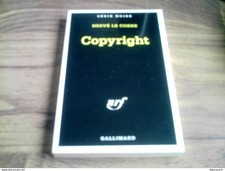 livre série noire nrf gallimard n° 2612 copyright le corre  couv. souple