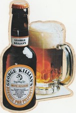 * AUTOCOLLANT BIERE GEORGE