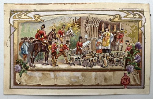 Gouache originale maquette - gouache,