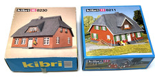Kibri HO 8211 + 8230 lot 2 maisons de campagne fermette forestière boîtes ouvert