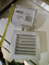 grilles  de décompression de hotte de cheminée  blanc 12 /12 cm