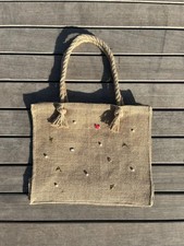  Sac Cabas Naturel en Jute –
