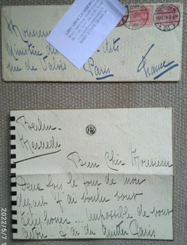 Lettres autographes de - 2,