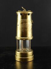 LAMPE VINTAGE EN BRONZE PARAFFINE MINER ABERAMA COLLIERY BRITISH COAL MINING