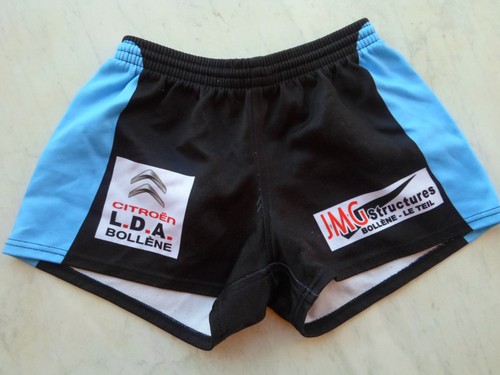 Short rugby bollene noir - r.c,