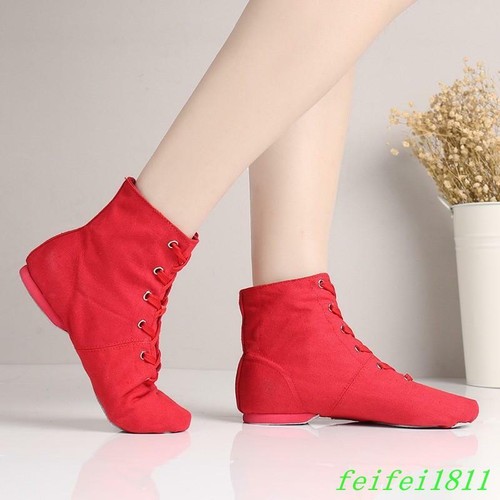 Womens girls flats - lace, up