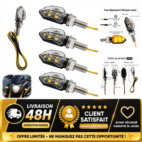 Clignotant moto led homologué - clignotant,