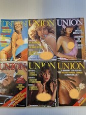 Lot de 6 Magazines Union