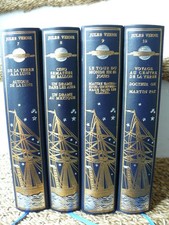 Jules Verne aux éditions Jean de Bonnot / lot de 4 tomes : n° 7-8-9-10