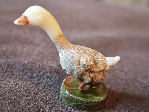 Jouet ancien figurine oie - 1,