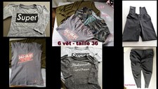 Lot 6 vêtements FEMME ou ADO