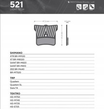 PATINS DE FREIN VÉLO SPORT