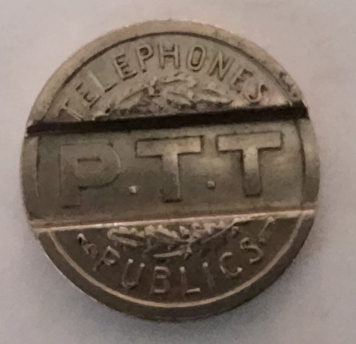 France 1937 jeton téléphone