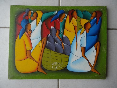 Tableau art naïf - naïf, toile