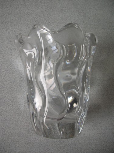 Ancien vase cristal - ancien, en