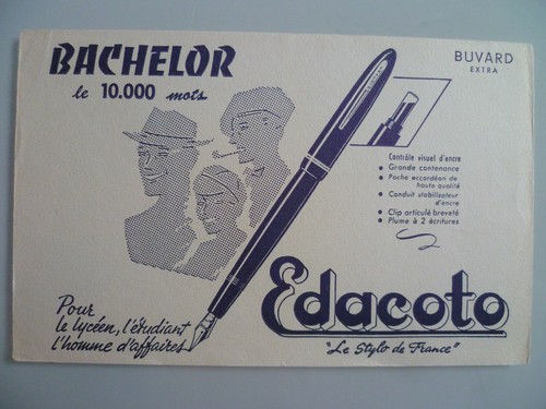 Buvard publicitaire ancien - publicitaire,
