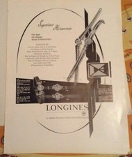 ANCIENNE Pub Presse Montres