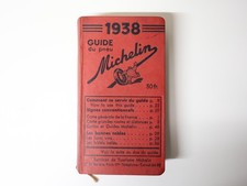 Superbe Livre Touristique Guide Michelin 1938 très proche du neuf
