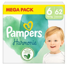 Maxi Pack 62 Couches PAMPERS "