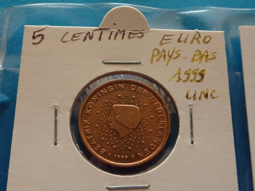 Centimes euro pays bas - bas,