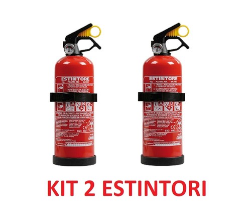 Extincteur voiture 1kg a - 2x,