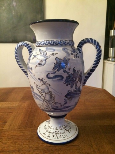 Vase faience nevers - vase, "la