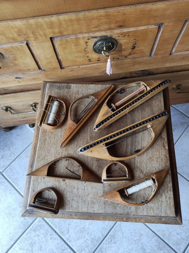 Lot navettes de tissage - 8,