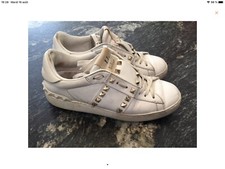 Authentique baskets cuir blanc