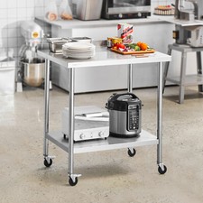 VEVOR Table de Travail Inox