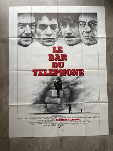 Affiche bar telephone - le, du