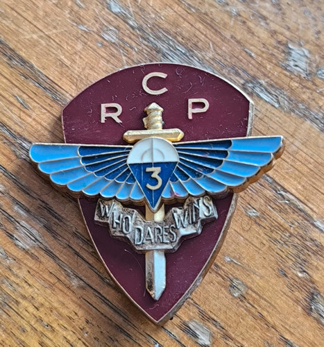 Insigne rcp régiment - 3°,