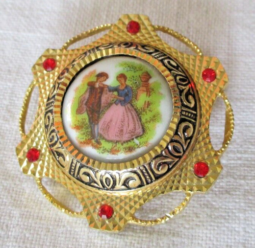 Ancienne broche de - broche, or