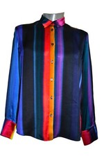 Chemise En Viscose Multicolore