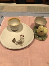 coquetiers anciens déco poule/poussin