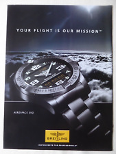 2013-2014 PUB MONTRE BREITLING WATCH AEROSPACE EVO CHRONOGRAPH ORIGINAL AD