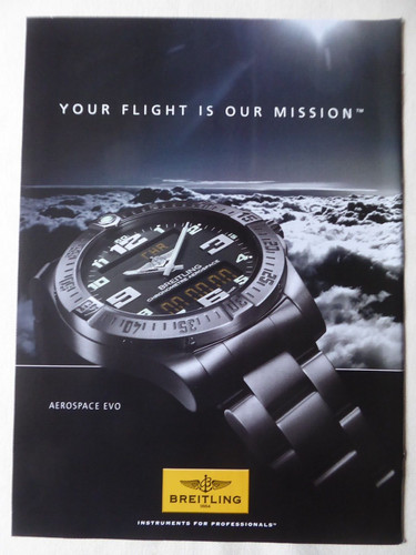 2013 2014 pub montre breitling - montre,