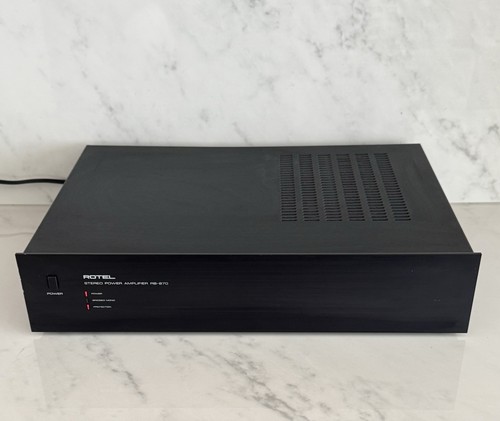 Rotel 870 power amplifier - rotel,